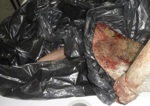 Preso  homem que utilizou enxada para matar comerciante  